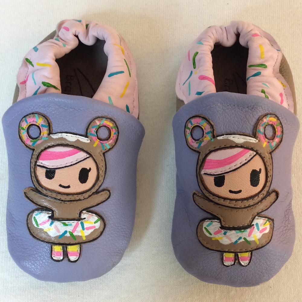 BRANDALION Moccasins soft sole baby shoes